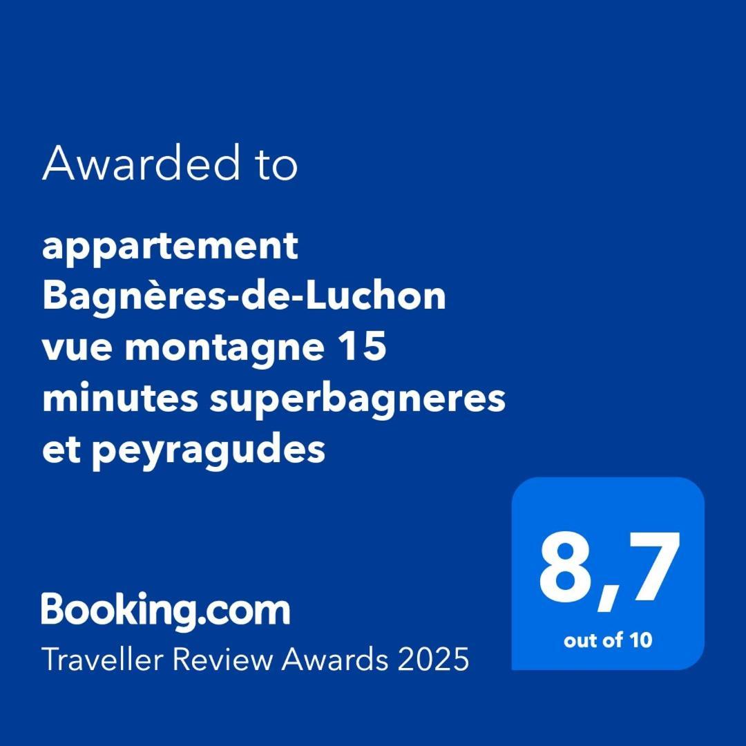 Appart T 3 Bagneres-De-Luchon Vue Montagne - Piscine Mi Juin 外观 照片